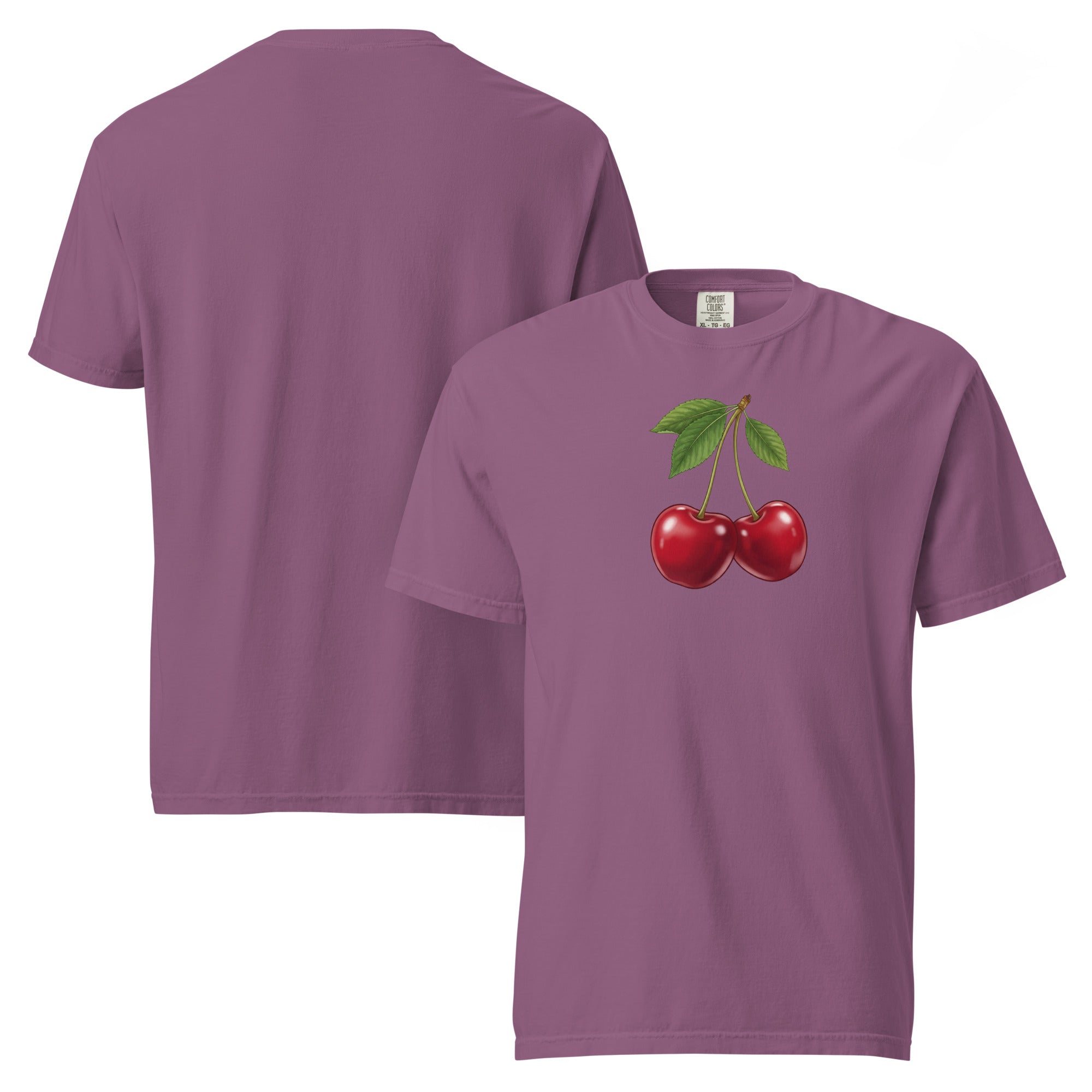 Crimson Cherrie Cotton T-Shirt