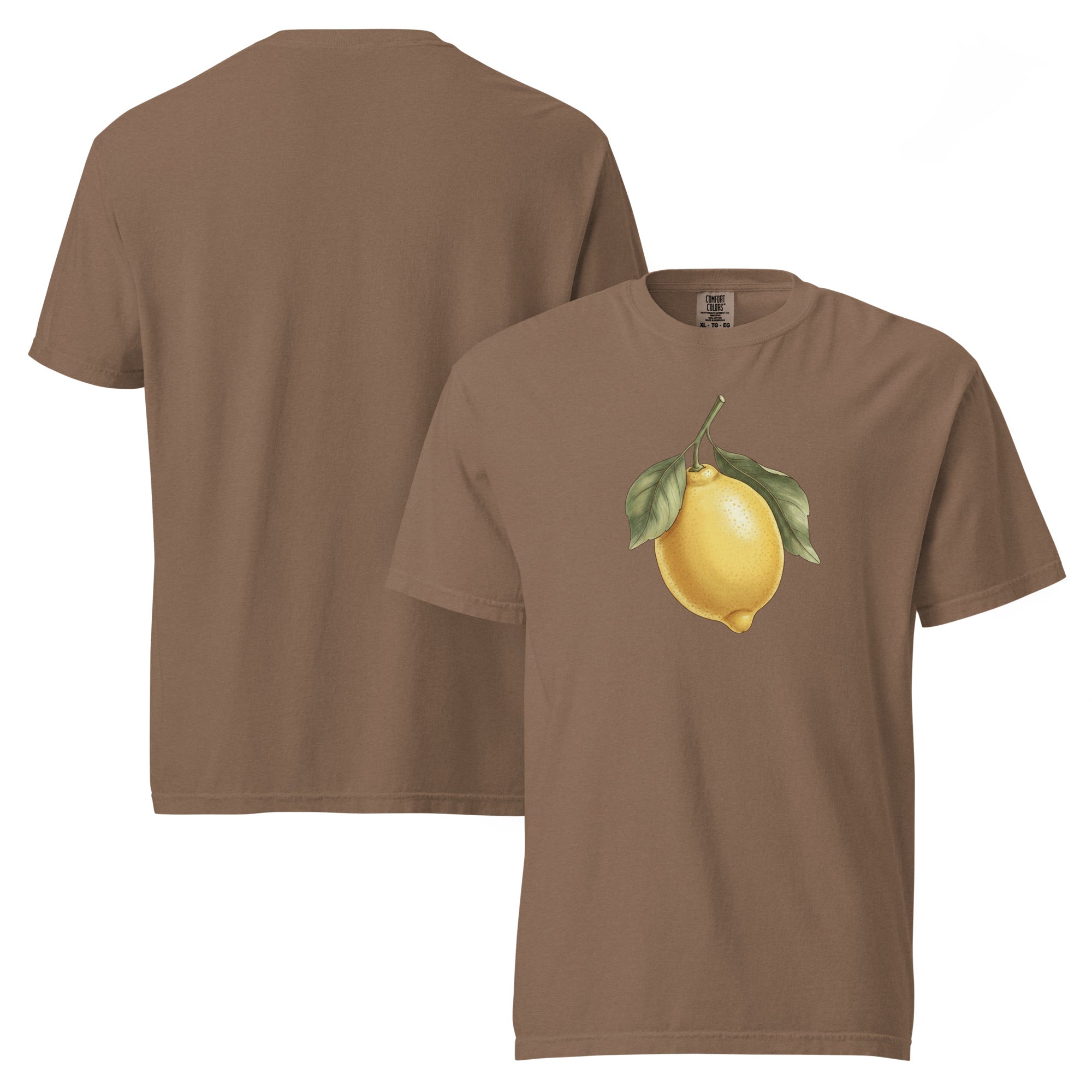 Juicy Citrus Lemon Cotton T-Shirt