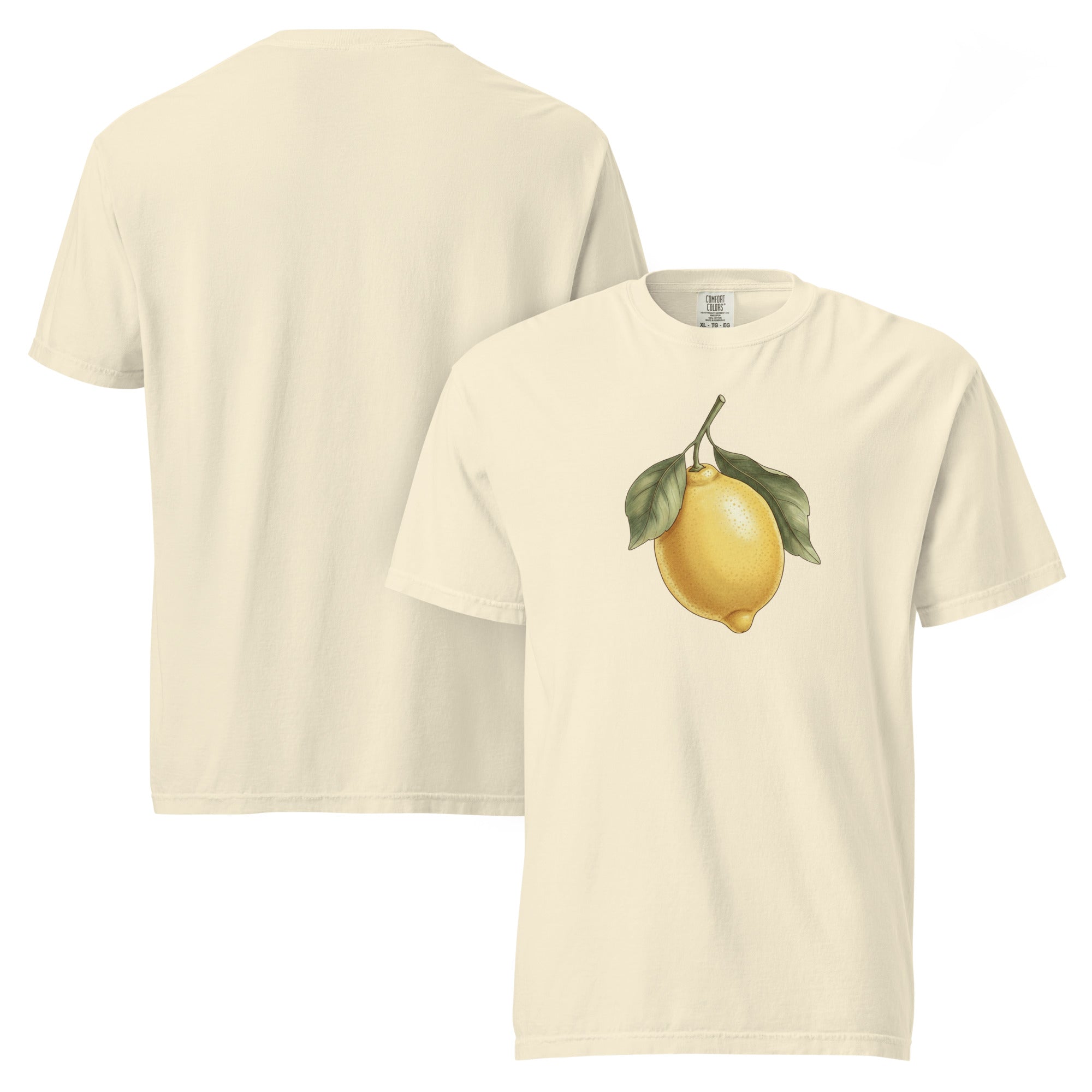 Juicy Citrus Lemon Cotton T-Shirt