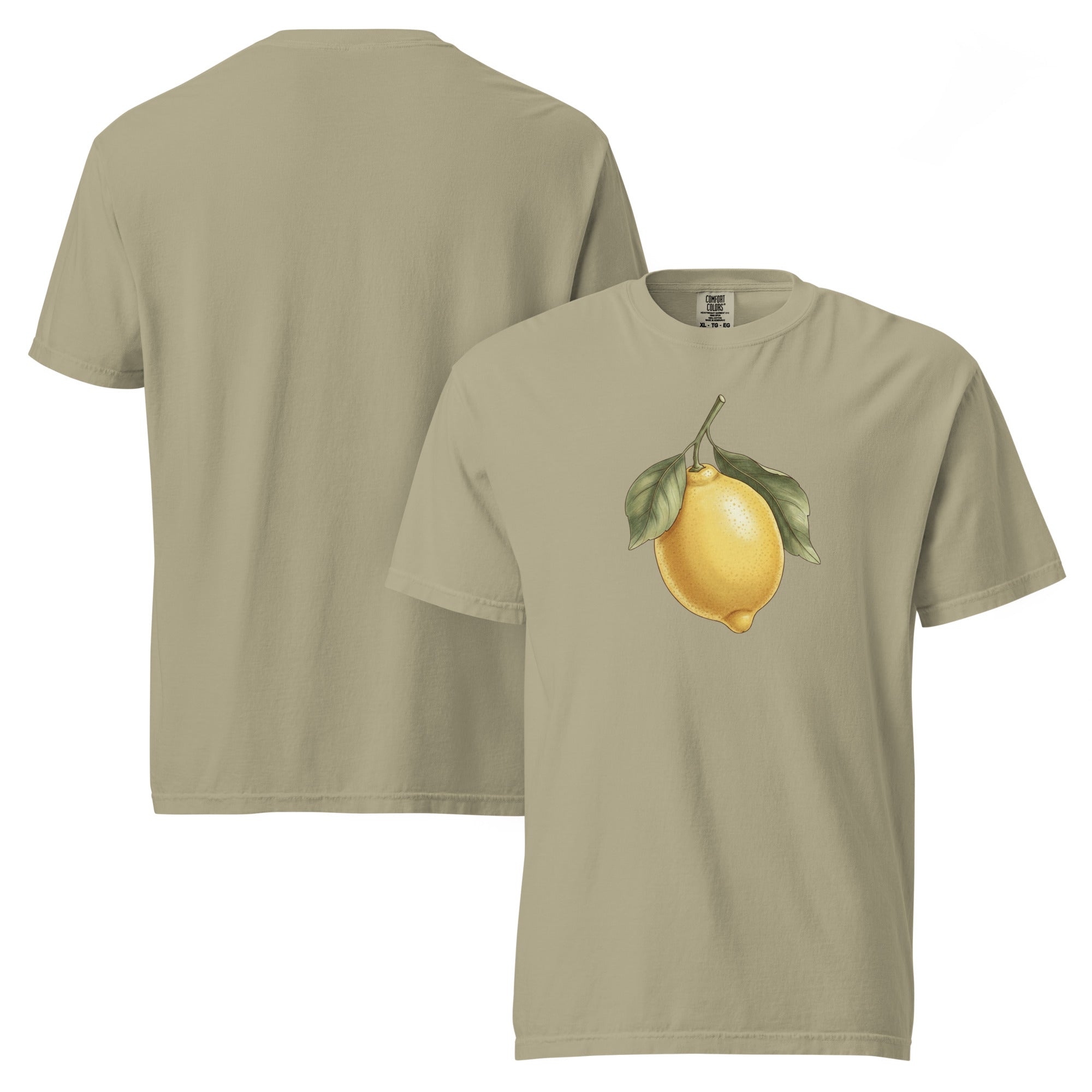 Juicy Citrus Lemon Cotton T-Shirt
