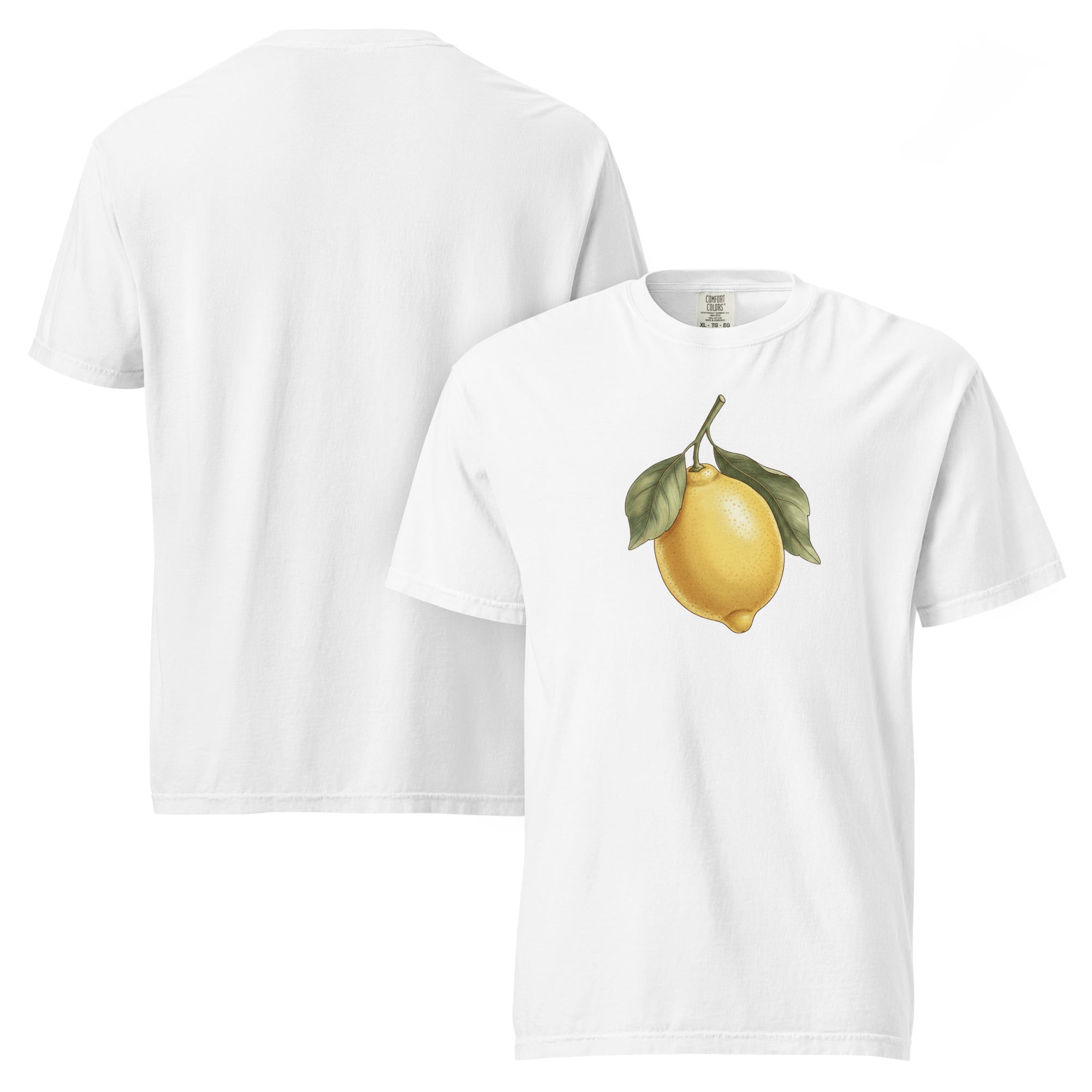 Juicy Citrus Lemon Cotton T-Shirt
