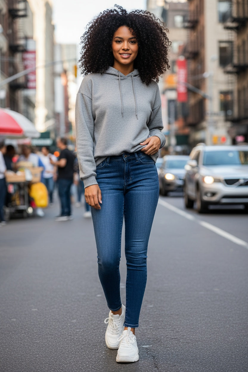 Judy Blue Washed Thermal Skinny Jeans